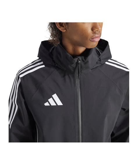 adidas Tiro 24 Regenjacke Schwarz 